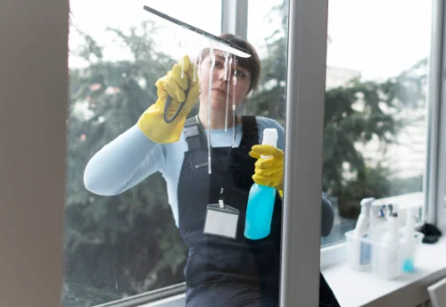 Nettoyage de vitres intérieures et extérieures à la Ménitré